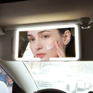 Car Makeup Vanity Mirror With Led